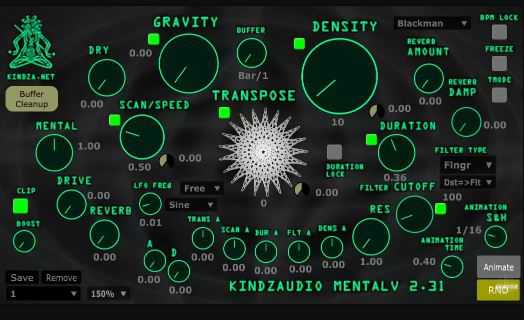 KINDZAudio MentalV v2.3.1 实验性插件\移调\密度\颗粒