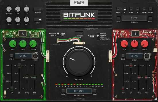 United Plugins JMG Sound BITPUNK 低保真LoFi效果器