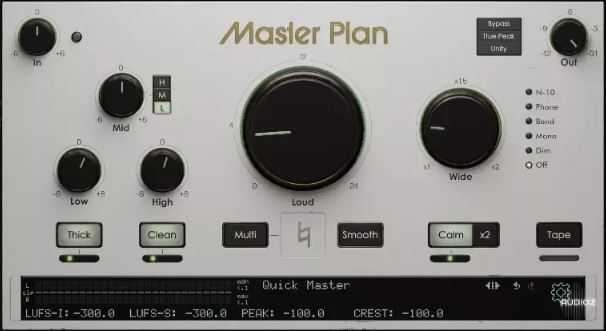 Musik Hack Master Plan 1.5.9 一体化母带处理插件