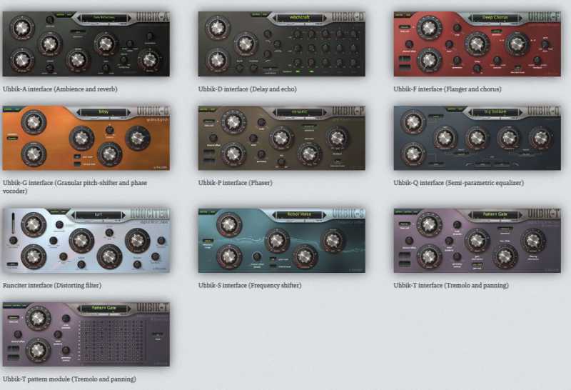 u he Uhbik v1.3.1 系列效果器插件合集