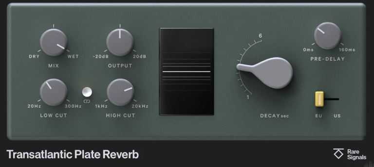 Rare Signals Transatlantic Plate Reverb v1.3.2 板式混响插件