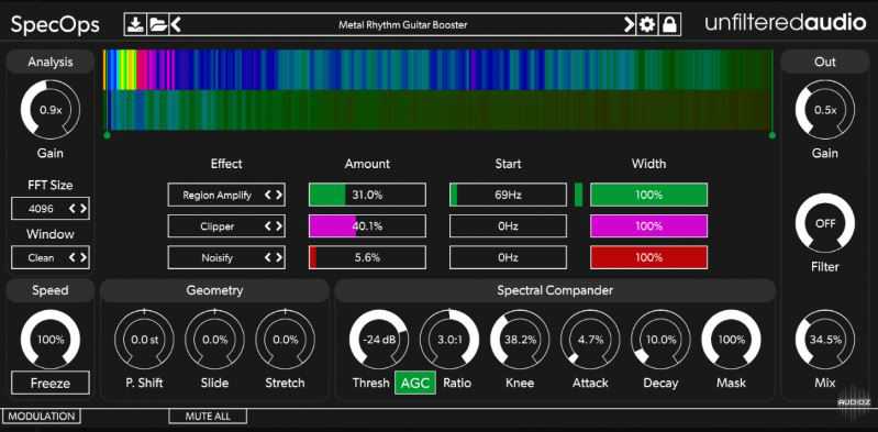 Unfiltered Audio SpecOps v1.4.0 音频过滤器