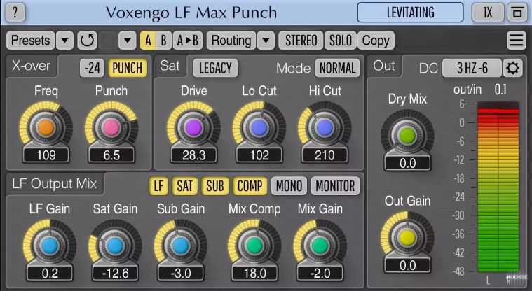 Voxengo LF Max Punch 低音增强效果器
