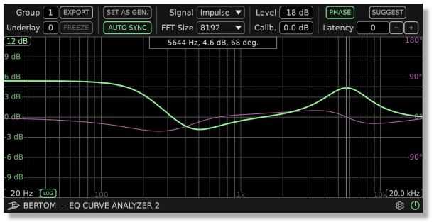 Bertom Audio EQ Curve Analyzer v2.1.2 插件医生EQ分析仪