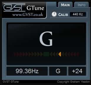 GVST GTune 吉他调音器和乐器调音器