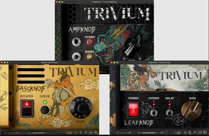 Bogren Digital TRIVIUM Ampknob Bundle 吉他贝斯效果器