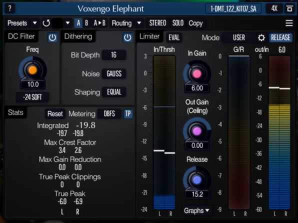 Voxengo Elephant v5.5 母带限制器