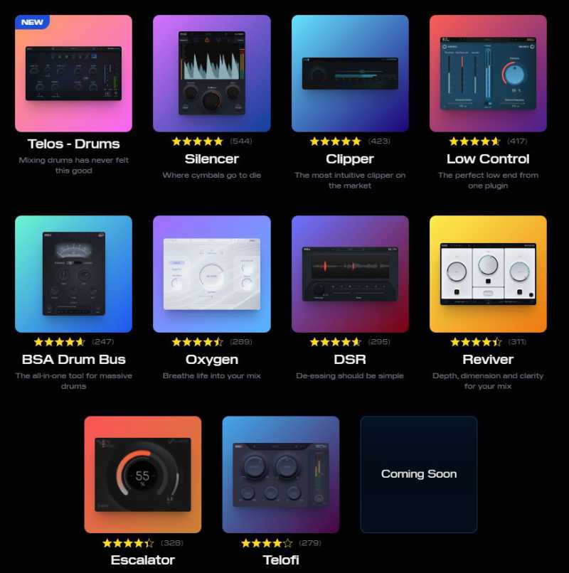 Black Salt Audio 系列效果器插件合集 ( 1.4GB )
