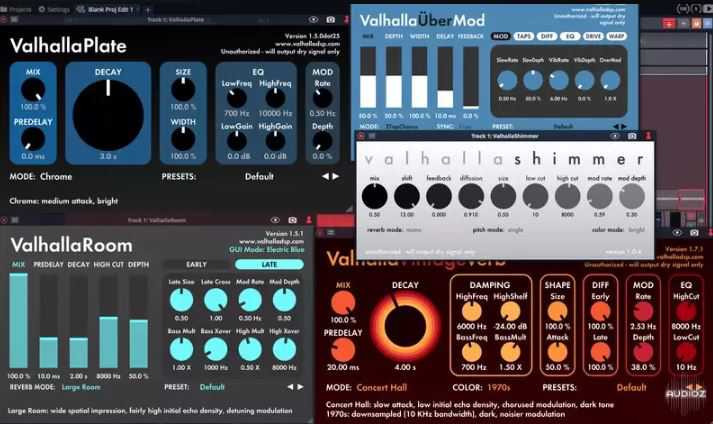 ValhallaDSP bundle 2025.5 混响延迟插件套装