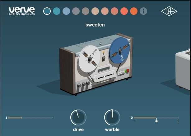 Universal Audio Verve Analog Machines 创意音染插件