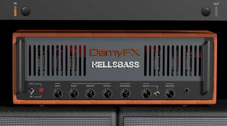 DamyFx HellsBass (Bass Amp Simulator) v1.0 电贝斯放大器