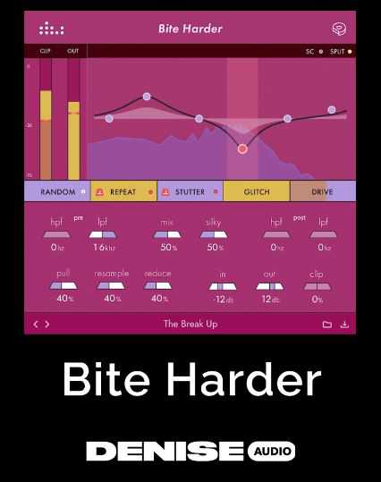 Denise Audio Bite Harder v1.0.0 比特粉碎效果器