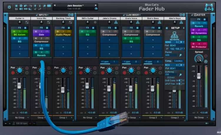 Blue Cat Audio Fader Hub v1.2 TCD 蓝猫网络混音流媒体软件
