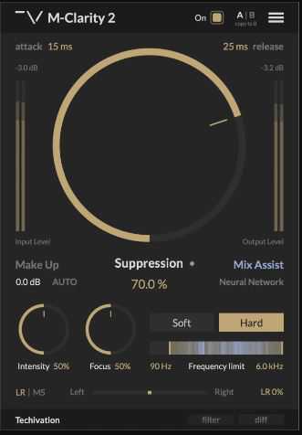 Techivation M-Clarity 2 v1.0.0 动态抑制器