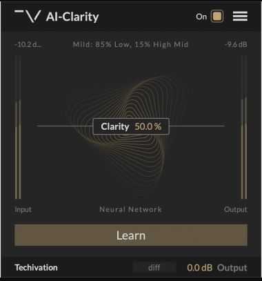 Techivation AI-Clarity v1.0.0 动态共振音频插件