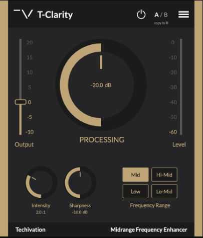 Techivation T-Clarity v 1.0.7 音频优化器