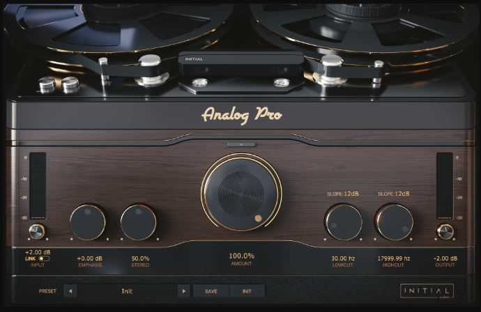 Initial Audio Analog Pro v1.3.0 低保真黑胶磁带效果器