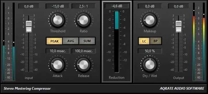 Artist Media Studios Aqrate Audio CPT-100 立体声母带压缩器