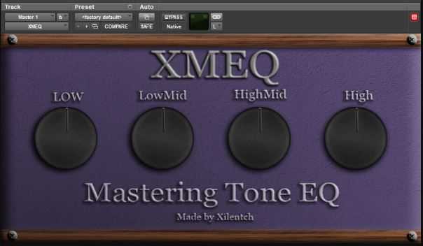 Xilentch by XMEQ Mastering Tone EQ 母带EQ均衡器