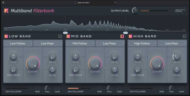AIR Music Technology AIR Multiband Filterbank v1.0.0.37 多频段滤波器插件 ( 19MB )