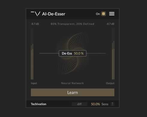 Techivation AI De Esser v1.0.0 智能消除齿音