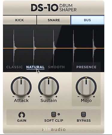 XLN Audio DS-10 Drum Shaper v1.2.5 鼓瞬态成型机