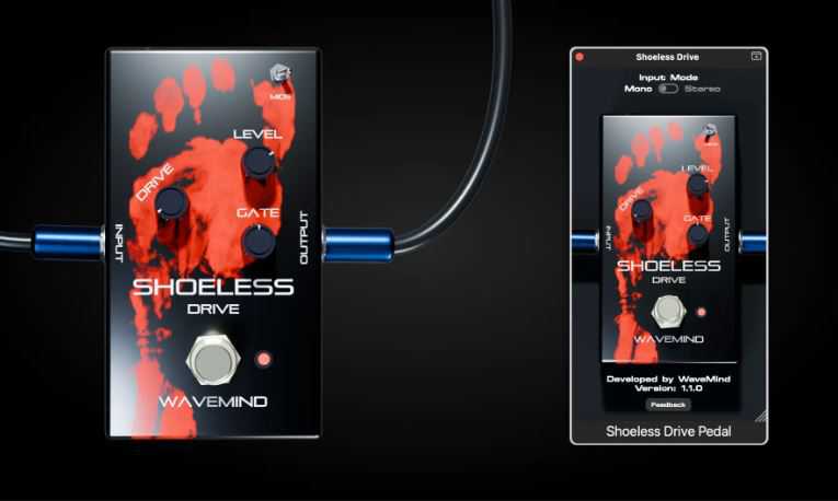 WaveMind Shoeless Drive v2.0.0 失真单块效果器