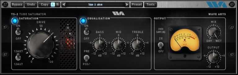 Wave Arts Tube Saturator 2 v2.18 电子管饱和放大器