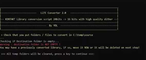 LiTE Converter 2.0 Automated Kontakt library lite version creation