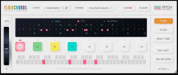 Pitch Innovations Fluid Chords 2 v1.0.1 智能和弦推弦插件