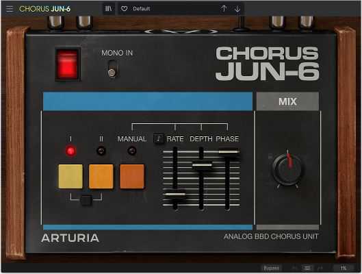 Arturia Chorus JUN 6 合唱效果器
