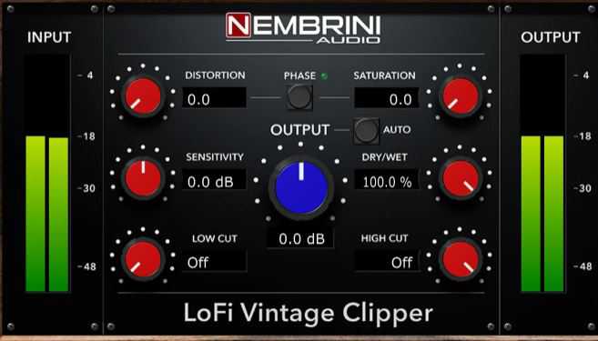 Nembrini Audio LoFi v1.0.4 复古失真饱和器
