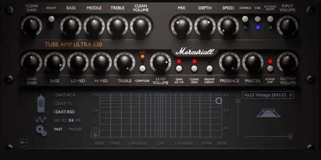 Mercuriall Tube Amp Ultra 530 v1.1 吉他音箱效果器