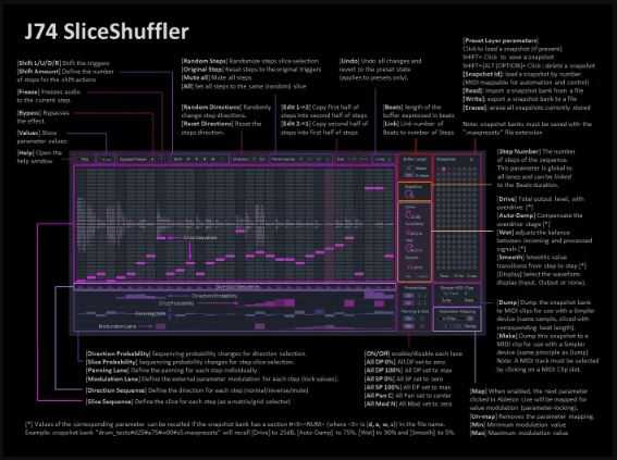 Fabrizio Poce J74 SliceShuffler v1.0.4 Max for Live 音频切片音序器插件