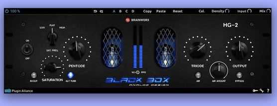 Plugin Alliance Black Box Analog Design HG-2 母带音色增强器