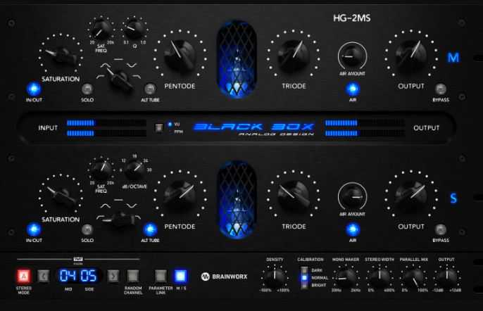 Plugin Alliance Black Box Analog Design HG-2MS 母带音色增强器