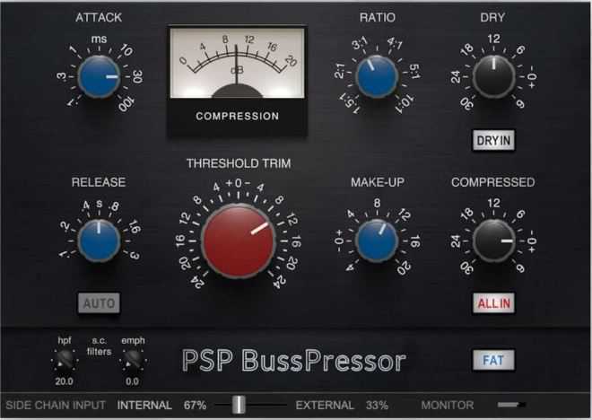 PSPaudioware PSP BussPressor v2.0.0 总线压缩器