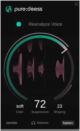 Sonible Puredeess v1.0.0 智能去齿音插件