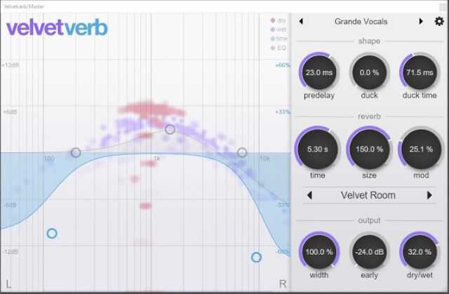 Mod Sound Velvetverb v1.1.1 现代算法混响