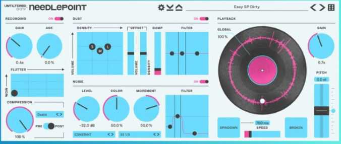 Plugin Alliance Unfiltered Audio Needlepoint 1.0.7 黑胶唱片效果器