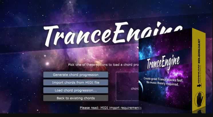 FeelYourSound Trance Engine Pro v2.0.0 和弦进行生成器