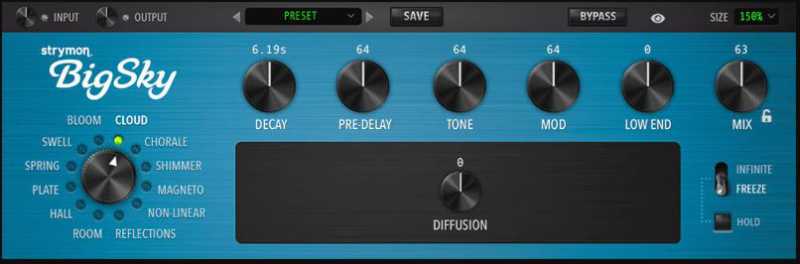 Strymon BigSky Plugin v1.2.0 高级混响