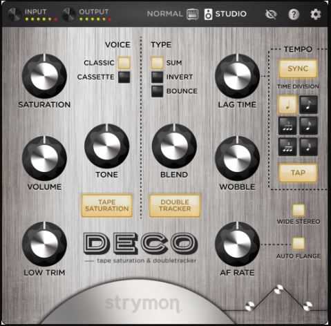 Strymon Deco Plugin v1.0.0 磁带机效果器