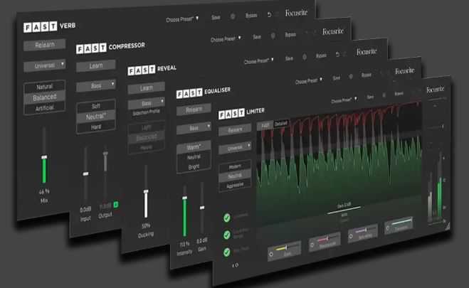 Focusrite FAST Bundle v1.2 人工智能混音套件