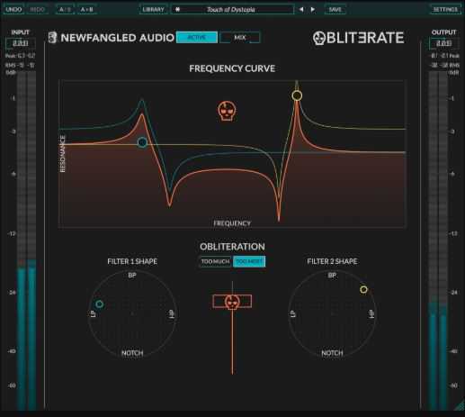 Newfangled Audio Eventide Obliterate (OTT Distortion Filter) v1.1.0 失真滤波器
