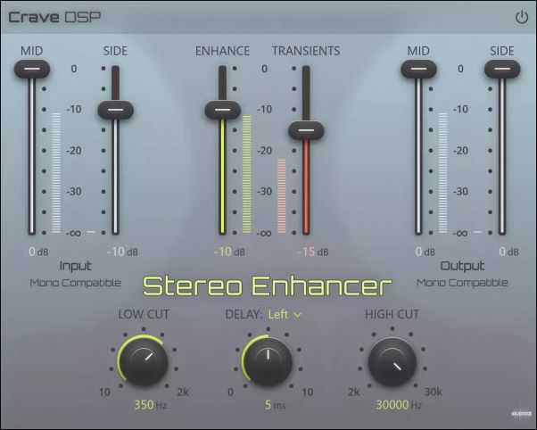 Crave DSP Stereo Enhancer v1.0.5 立体声增强器