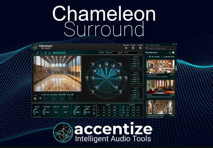 Accentize Chameleon Surround v1.1.3 混响插件