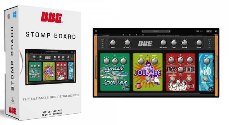 BBE Sound Stomp Board v1.6.1 吉他效果器插件