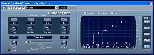 Steinberg QuadraFuzz v1.1.1.1 混音插件