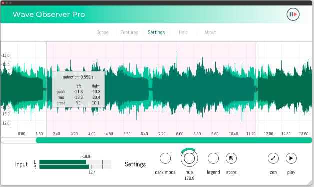 Press Play Wave Observer Pro v2.0.0 音频分析